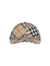 Burberry Embroidered Canvas Baseball Cap In Beige