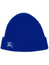 Burberry Electric Blue Cashmere Beanie Hat
