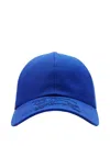 Burberry Ekd-embroidered Baseball Cap In Blue