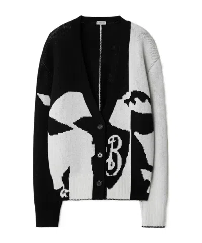 BURBERRY EKD CASHMERE CARDIGAN