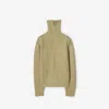 Burberry Ekd Cashmere Sweater In Hunter