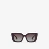 Burberry Ekd Cat-eye Sunglasses In Purple