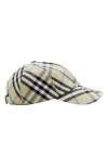 Burberry Ekd Check Baseball Cap