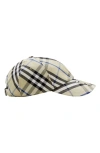 BURBERRY EKD CHECK BASEBALL CAP