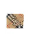 Burberry Ekd Check Bifold Wallet In Nude