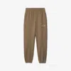 Burberry Equestrian-knight Check Jogging Pants In Brown