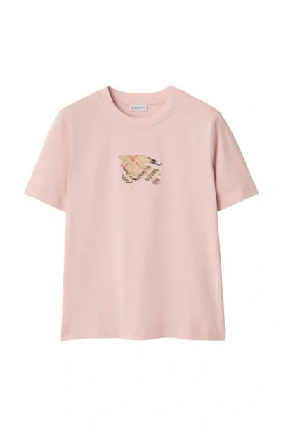 BURBERRY BURBERRY EKD CHECK COTTON T-SHIRT