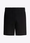 Burberry Ekd Check Patch Bermuda Shorts In Multi