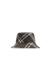 Burberry Ekd Check-print Bucket Hat In Black