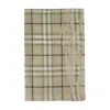 Burberry Ekd Check Scarf In Green
