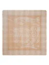 Burberry Ekd Check Wool Blend Scarf In Neutrals