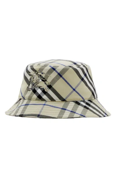 Burberry Ekd Check Twill Bucket Hat