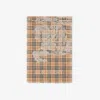 Burberry Ekd Check Wool Scarf In Sand