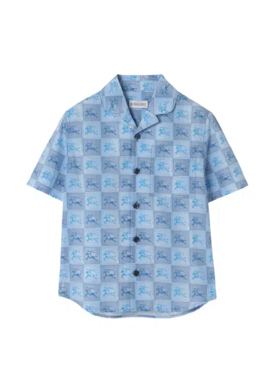 Burberry Kids' Little Boy's & Boy's Ekd Check Short-sleeve Shirt In Multi