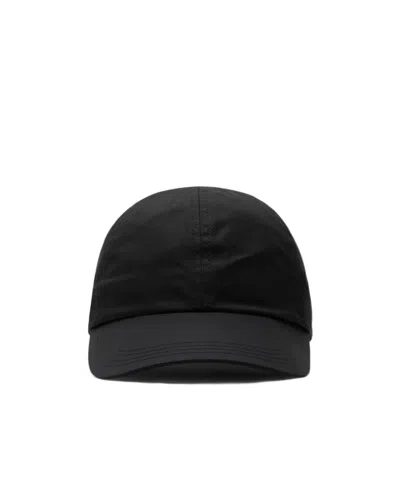 Burberry Ekd Cotton Baseball Cap In Black