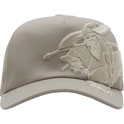 Burberry Ekd Cotton Baseball Cap In Heron