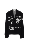 Burberry Ekd-embroidered Cotton Sweatshirt In Black/chalk