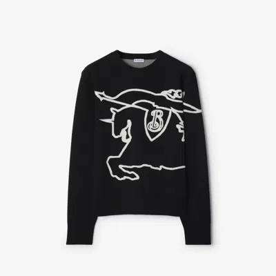 BURBERRY BURBERRY EKD COTTON BLEND SWEATSHIRT