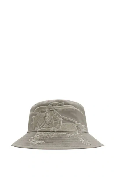 Burberry Ekd Cotton Bucket Hat In Heron