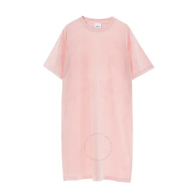 Burberry Equestrian Knight Short-sleeve Dress In Rosa