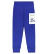 Burberry Ekd Cotton Jersey Sweatpants In Blue