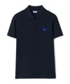Burberry Black Cotton Clothing T-shirts And Polos In Blue