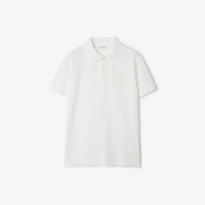 BURBERRY BURBERRY EKD COTTON POLO SHIRT