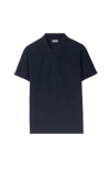 Burberry Embroidered Logo Polo Shirt In Storm