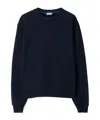 Burberry Suéter Con Escote Barco - Azul In Black
