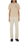 Burberry Ekd Cotton T-shirt In Brown