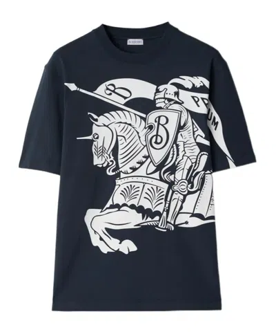 BURBERRY BURBERRY LOGO PRINTED CREWNECK T-SHIRT