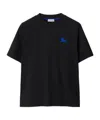Burberry Cotton Ekd T-shirt In Black