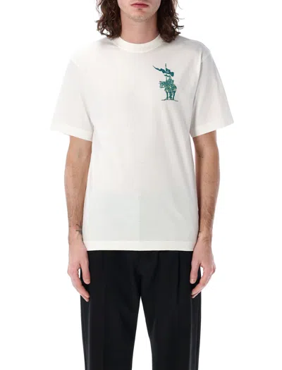 Burberry Ekd Cotton T-shirt In Grey