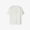 Burberry T-shirt In Chalk