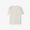 Burberry T-shirt In Chalk