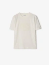 Burberry T-shirt In Chalk