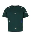 Burberry Ekd Cotton T-shirt In Green