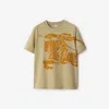 Burberry Ekd Cotton T-shirt In Hunter