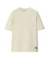 Burberry Ekd Cotton Short Sleeve T-shirt In Nude