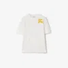 Burberry Ekd Logo-print T-shirt In Salt