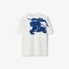 Burberry Logo Short-sleeved T-shirt In Salt