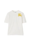 Burberry Ekd Logo-print T-shirt In Salt