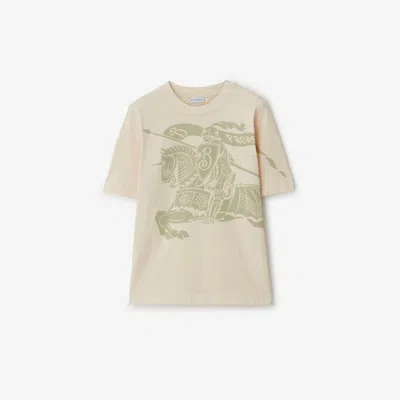 Burberry Ekd Cotton T-shirt In Soap