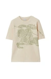 Burberry Ekd Cotton T-shirt In Soap