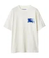 Burberry Ekd Cotton T-shirt In White