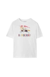 Burberry Ekd Cotton T-shirt In White