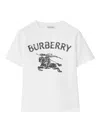 Burberry Ekd Stretch Cotton T-shirt In White