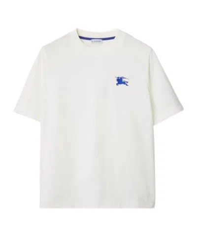 BURBERRY BURBERRY EKD EMBROIDERED CREWNECK T-SHIRT