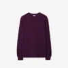 Burberry Ekd-print Cotton Sweatshirt In Pansy
