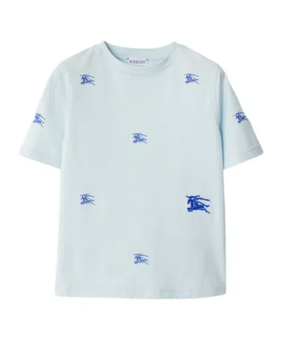 Burberry Ekd Crew-neck T-shirt In White